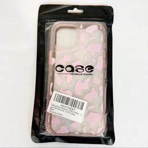 NEW iPhone 12 Pro Max Pink Leopard Print Cell Phone Case Cover